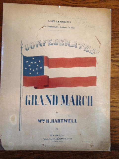 Cover of the "Confederates Grand March"