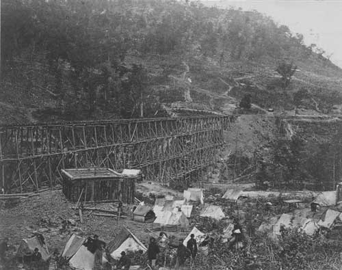 Railroad Bridge at Whiteside, Tennessee, outside of Chattanooga - Library of Congress