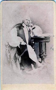 CDV of William Mercer Green, head of the Episcopal Church in Mississippi