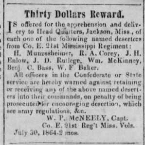 Woodville Republican, Aug. 27, 1864